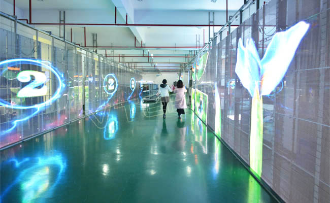 干货：：LED透明屏逐点校正的须要性及要领介绍