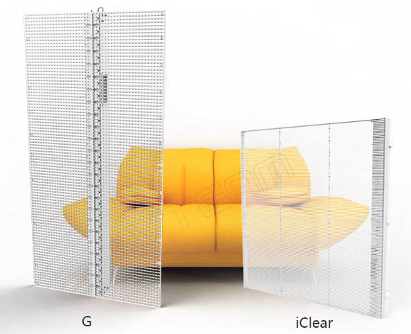 炫酷更潮 阛阓LED透明屏应用价值及选型参考