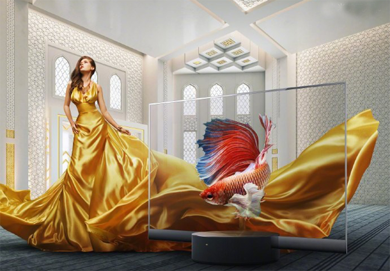 黑科技燃爆，原来透明屏也能做成电视机